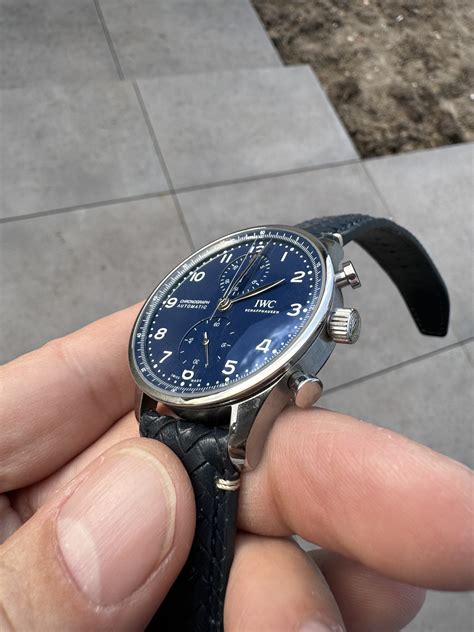 [SOLD] (EU) IWC 3716 150 Anniversary blue with Gen Dial